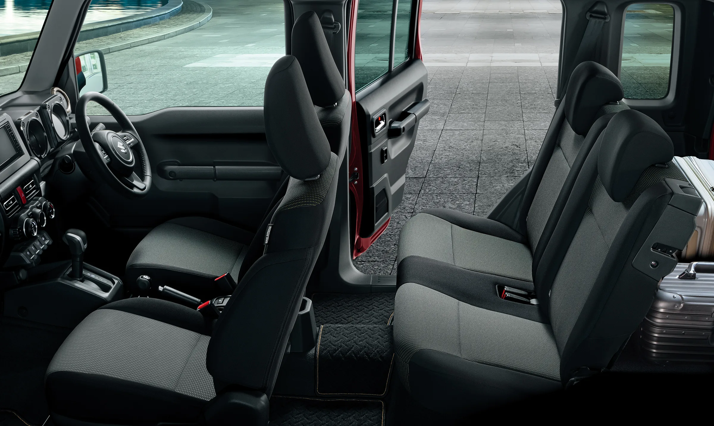 ジムニー ノマド 後部座席