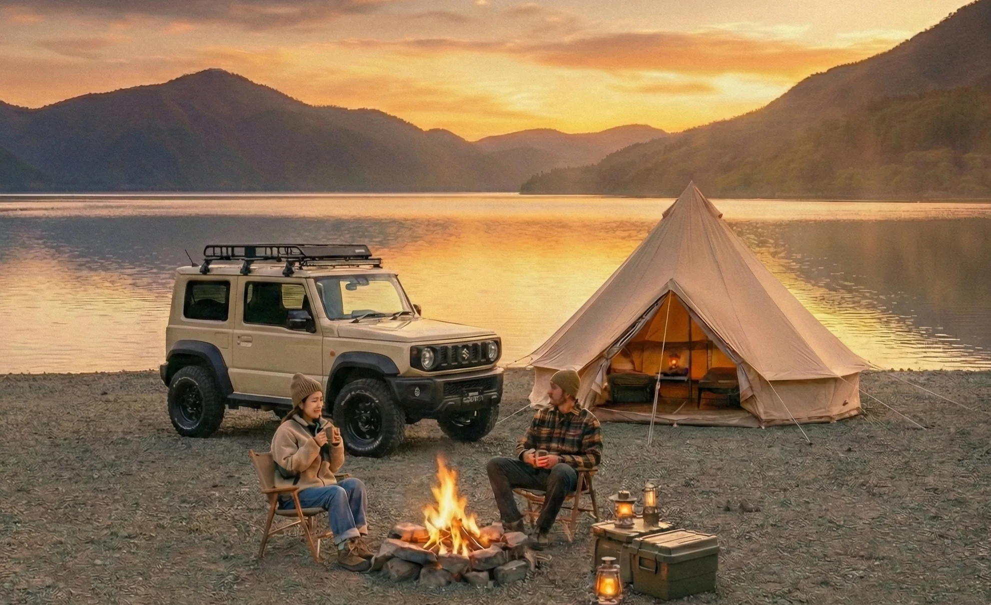 ジムニー ノマドとシエラの比較背景